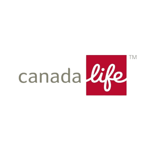 Canada Life logo with "canada" in lowercase gray letters and "life" in lowercase white within a red square.